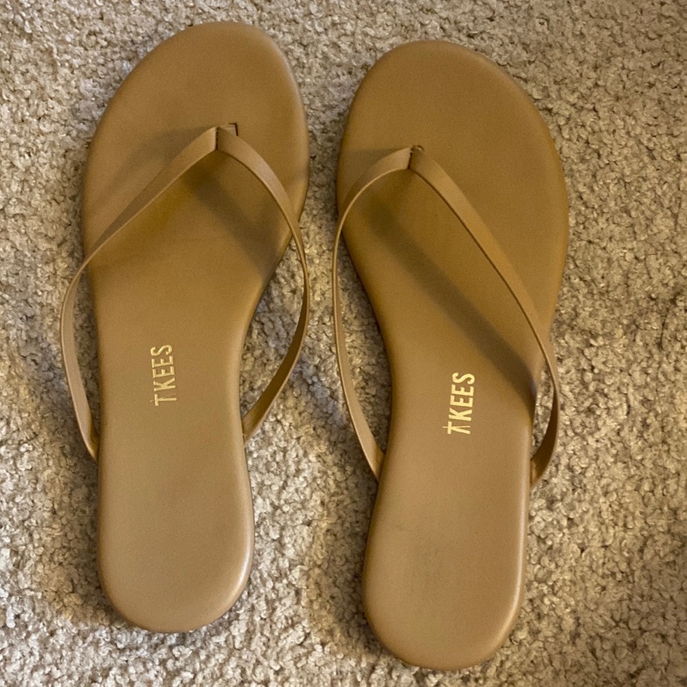 Tkees sandals nude size 6
